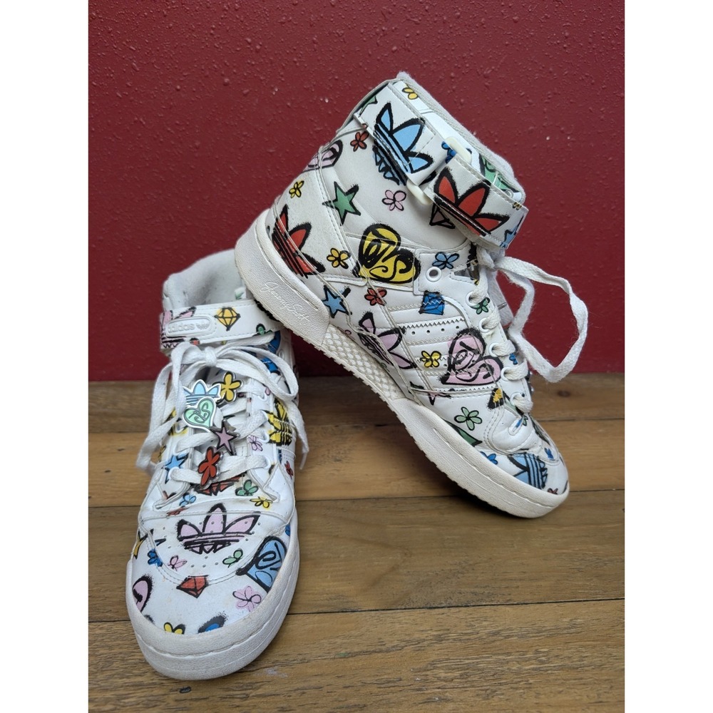 Adidas Originals x Jeremy Scott Forum Hi 84 Shoes Mens 7 Women's 8